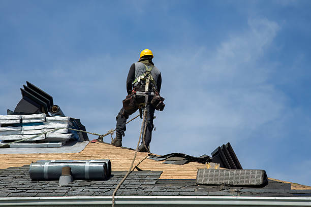 Professional Roof Replacement technician working in Apple Valley, UT
